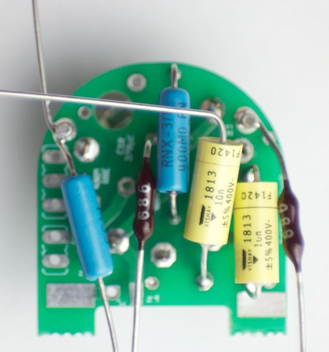 First bend of C1 capacitor