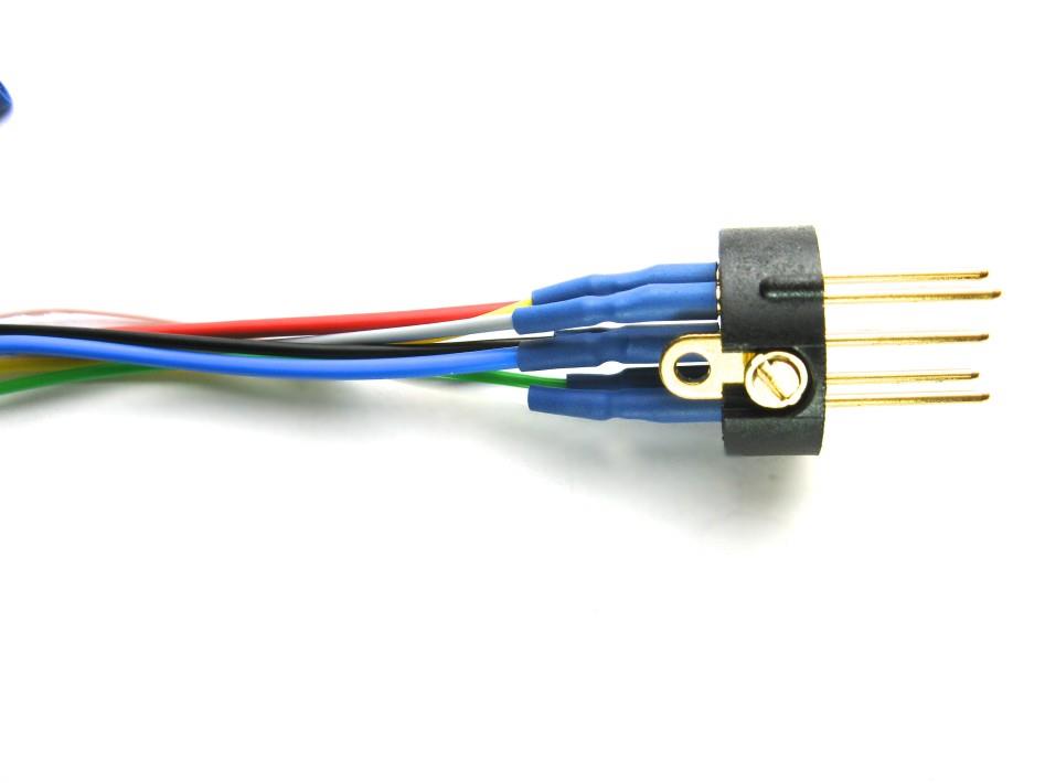 Heat-shrink applied over each XLR solder joint