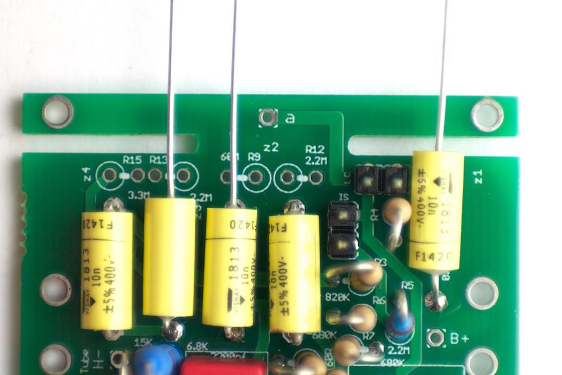Installing capacitor C2
