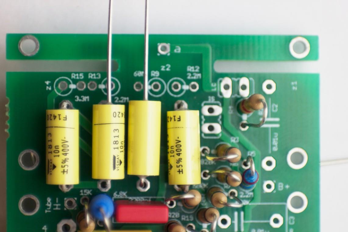 Installing capacitor C4 on main PCB
