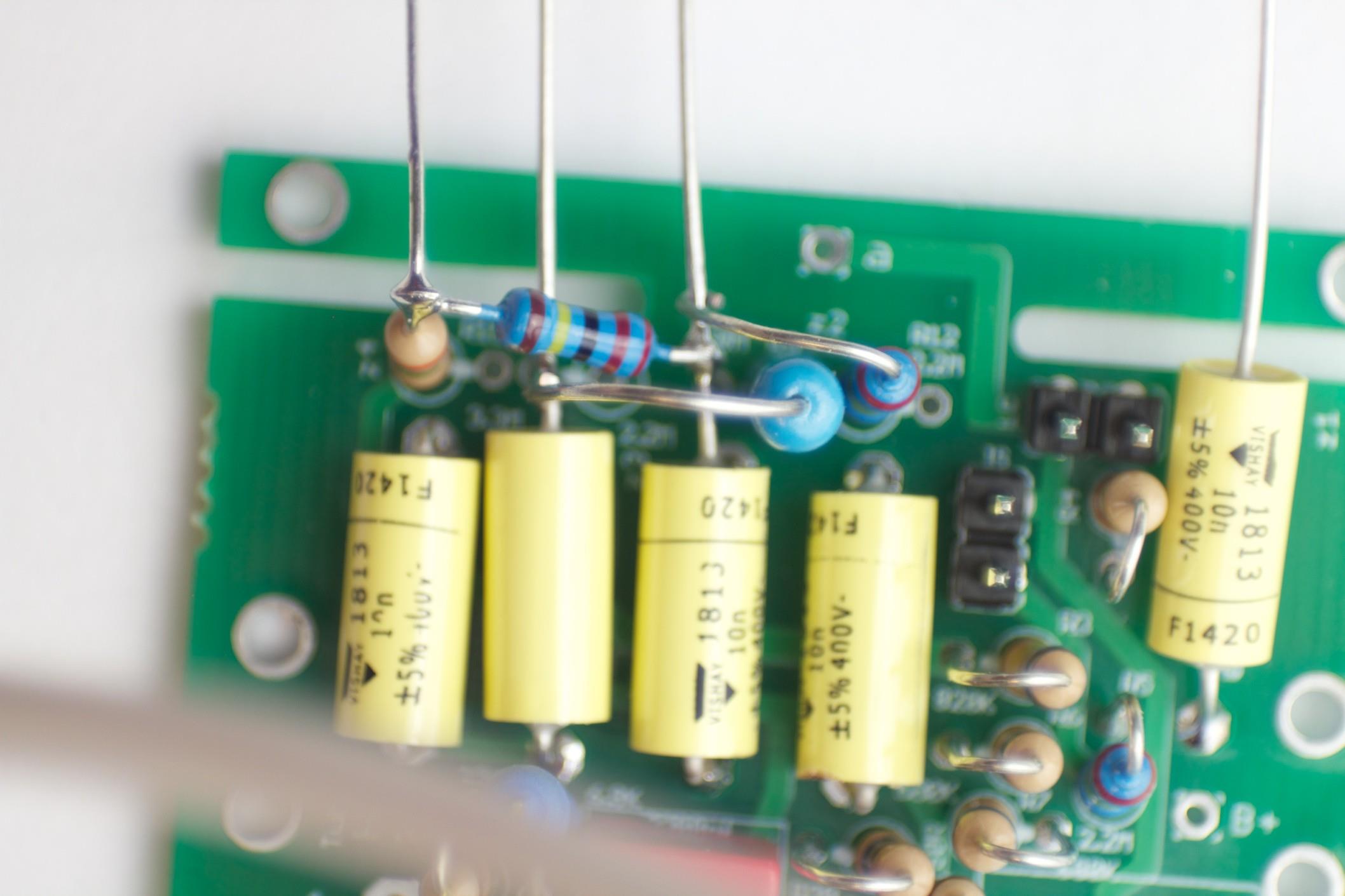 R12 soldered - completed view