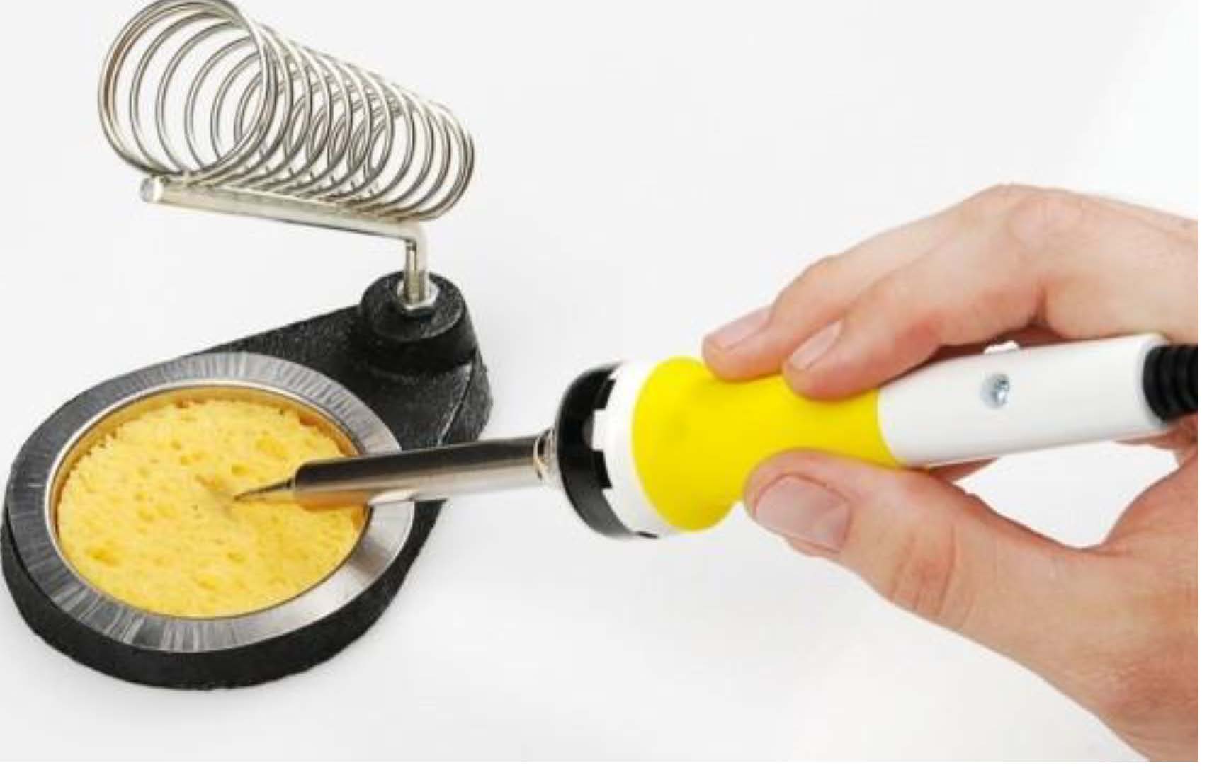 Temperature-controlled soldering iron