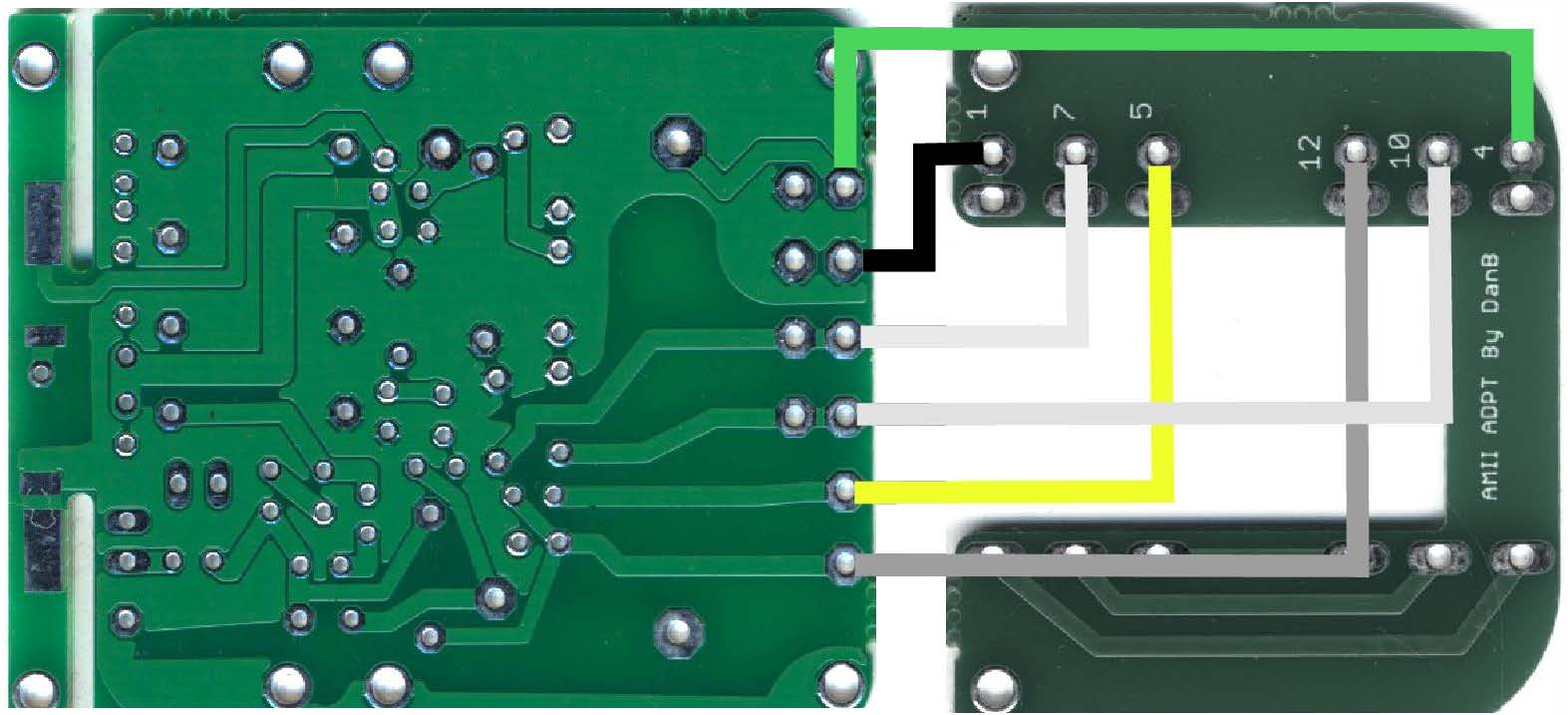 Wiring diagram between main PCB and transformer PCB