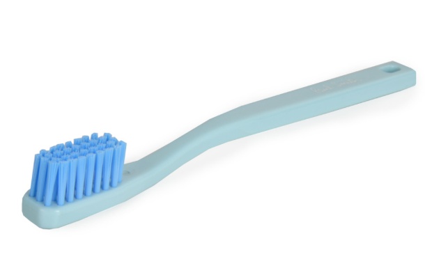 Acid brush for flux cleaning